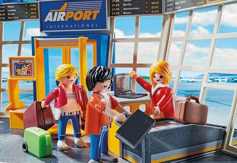 City Action 71153 Aeroport cu set de figurine și avionIVET.RO - Reduceri de până la -80%