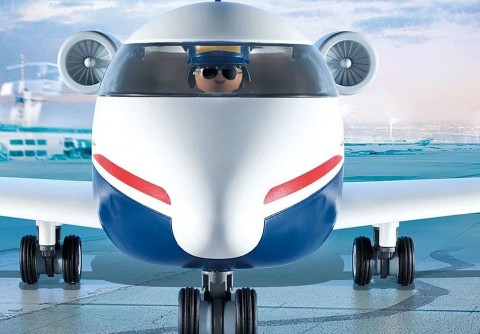 City Action 71153 Aeroport cu set de figurine și avionIVET.RO - Reduceri de până la -80%