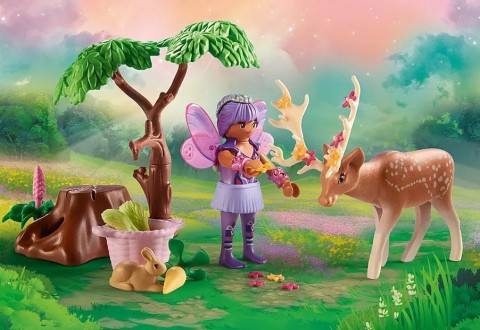 Set cu figurine Princess Magic 71800 Zâne cu animale din pădureIVET.RO - Reduceri de până la -80%