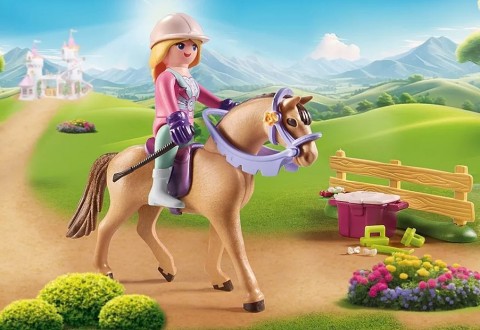 Set cu figurine Princess Magic 71801 Prințesă cu calIVET.RO - Reduceri de până la -80%