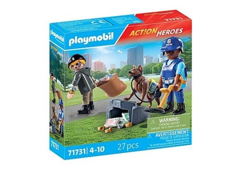 Action Heroes 71731 Căutarea urmelor cu câinele de urmăritIVET.RO - Reduceri de până la -80%