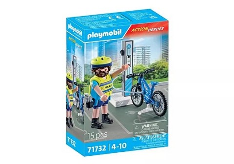 Action Heroes 71732 Patrula de poliție pe bicicletăIVET.RO - Reduceri de până la -80%