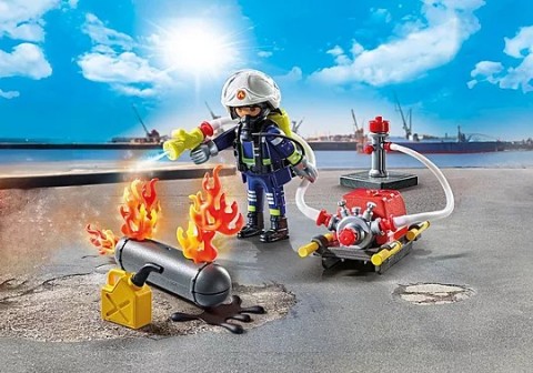Action Heroes 71826 Pompier cu pompă de apăIVET.RO - Reduceri de până la -80%