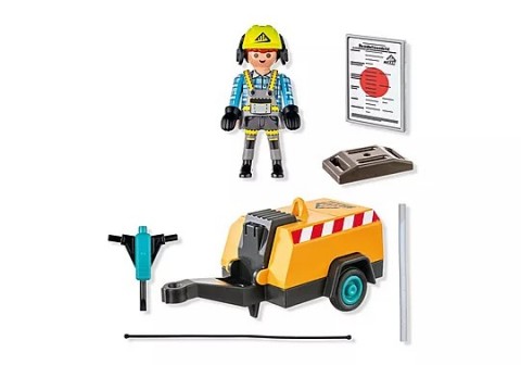 Action Heroes 71752 Muncitor în construcții cu ciocan pneumaticIVET.RO - Reduceri de până la -80%