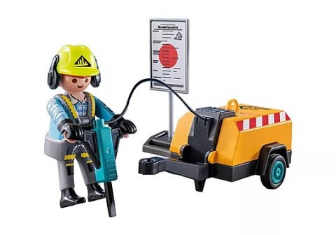 Action Heroes 71752 Muncitor în construcții cu ciocan pneumaticIVET.RO - Reduceri de până la -80%