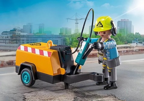 Action Heroes 71752 Muncitor în construcții cu ciocan pneumaticIVET.RO - Reduceri de până la -80%