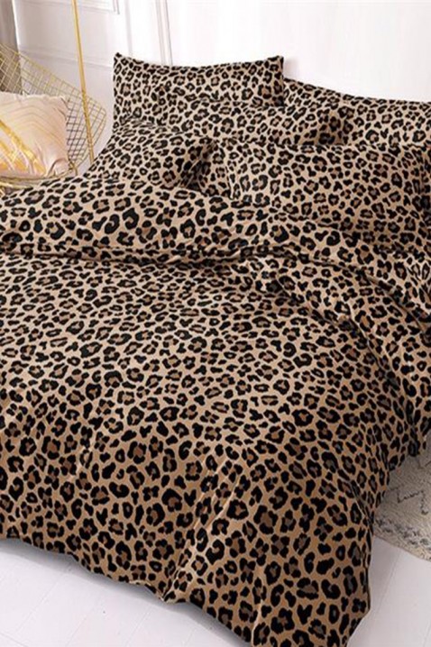 Lenjerie de pat SOLENFA 200x220 cm bumbac 4 piese, Culoare: multicolor, IVET.RO - Reduceri de până la -80%