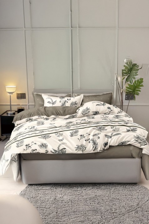 Lenjerie de pat MOLXERA 200x220 cm bumbac, Culoare: alb, IVET.RO - Reduceri de până la -80%
