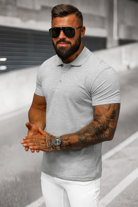 Tricou bărbați REGOLDO GREY, Culoare: gri, IVET.RO - Reduceri de până la -80%