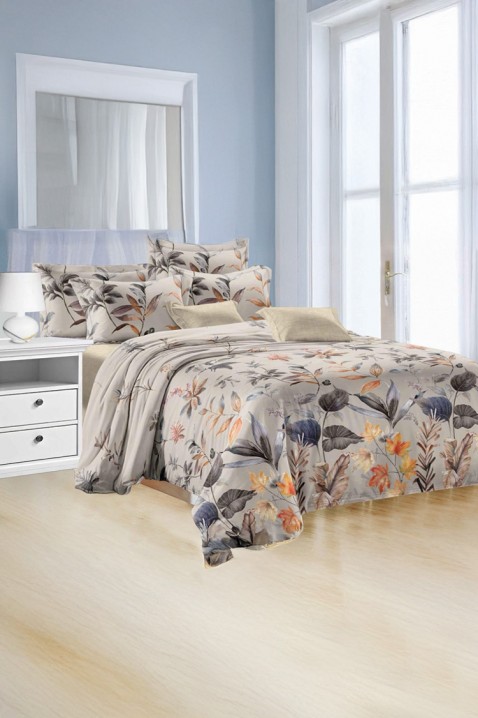 Lenjerie de pat TORAVELA 200x220 cm bumbac 4 piese, Culoare: multicolor, IVET.RO - Reduceri de până la -80%