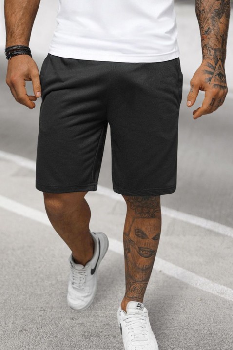Pantaloni scurți pentru bărbați JERBO BLACK, Culoare: negru, IVET.RO - Reduceri de până la -80%