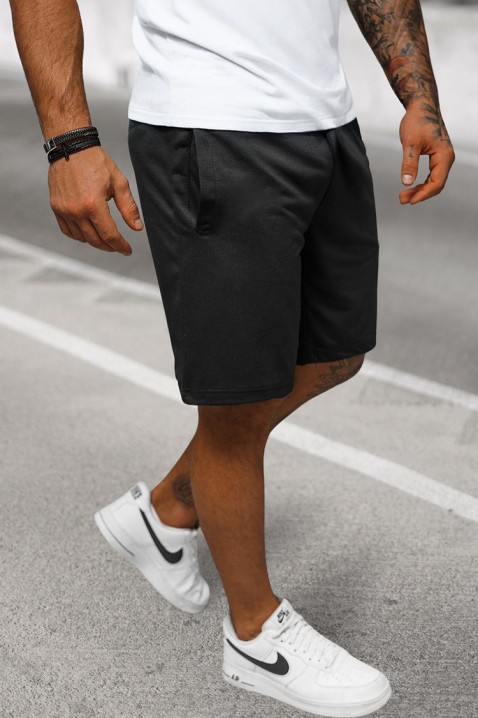 Pantaloni scurți pentru bărbați JERBO BLACK, Culoare: negru, IVET.RO - Reduceri de până la -80%