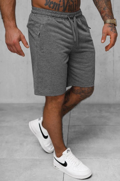 Pantaloni scurți pentru bărbați GALERVO GREY, Culoare: gri, IVET.RO - Reduceri de până la -80%