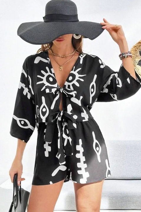 Set BONITTA BLACK, Culoare: negru și alb, IVET.RO - Reduceri de până la -80%