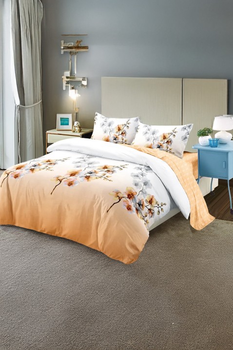 Lenjerie de pat JERMOLA 200x220 cm bumbac 4 piese, Culoare: multicolor, IVET.RO - Reduceri de până la -80%