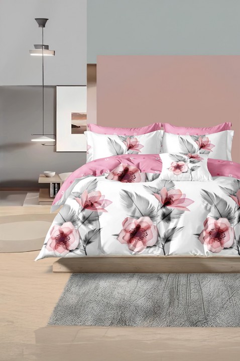 Lenjerie de pat MORXELA 200x220 cm bumbac 4 piese, Culoare: multicolor, IVET.RO - Reduceri de până la -80%