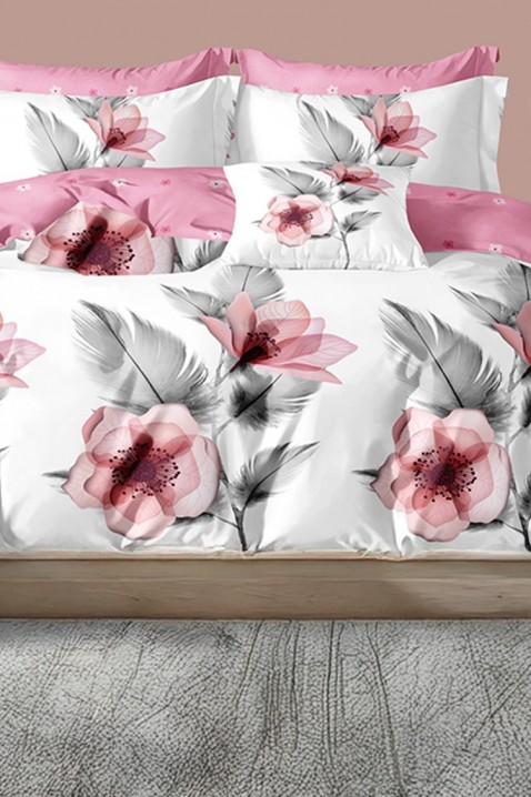Lenjerie de pat MORXELA 200x220 cm bumbac 4 piese, Culoare: multicolor, IVET.RO - Reduceri de până la -80%