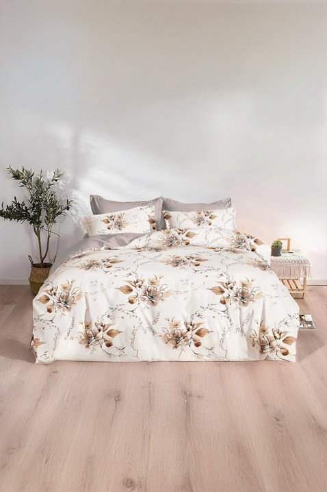Lenjerie de pat DERMOLJA 200x220 cm bumbac 4 piese, Culoare: multicolor, IVET.RO - Reduceri de până la -80%