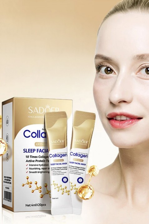 Mască de noapte pentru față SADOER Collagen Facial Mask 20×4 mlIVET.RO - Reduceri de până la -80%