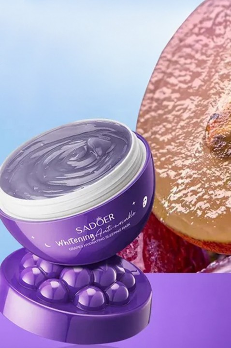 Mască de noapte pentru față SADOER Collagen Sleeping Mask GRAPEIVET.RO - Reduceri de până la -80%
