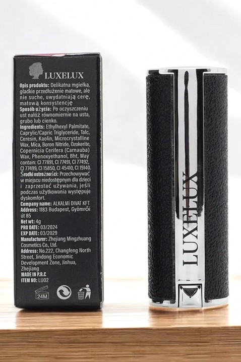 Ruj mat LUXELUX Matte Colour Lip REDIVET.RO - Reduceri de până la -80%