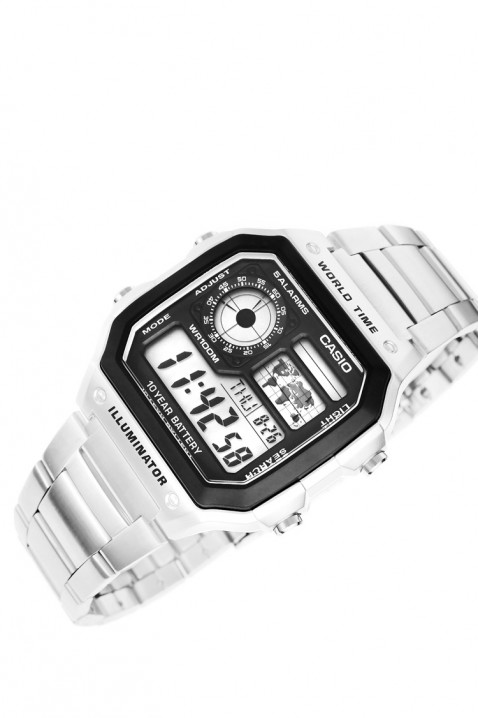 Ceas pentru bărbați CASIO AE-1200WHD-1AVDF, Culoare: argintiu, IVET.RO - Reduceri de până la -80%