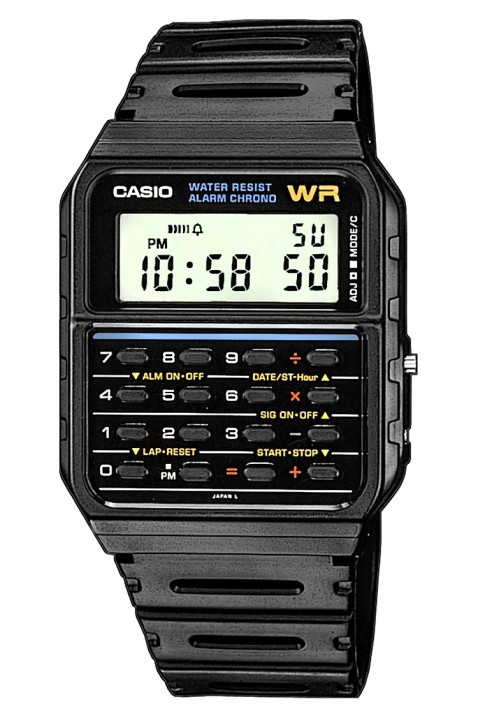 Ceas pentru bărbați CASIO CA-53W-1Z, Culoare: negru, IVET.RO - Reduceri de până la -80%