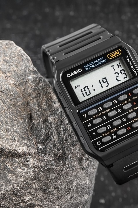 Ceas pentru bărbați CASIO CA-53W-1Z, Culoare: negru, IVET.RO - Reduceri de până la -80%