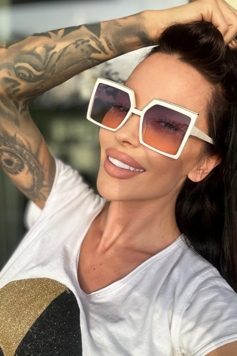 Ochelari damă ZELENDONA WHITE, Culoare: alb, IVET.RO - Reduceri de până la -80%