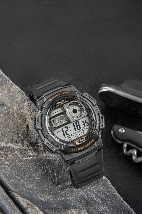 Ceas pentru bărbați CASIO AE-1000W-1AVDF, Culoare: negru, IVET.RO - Reduceri de până la -80%