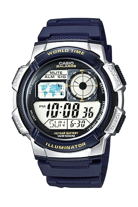 Ceas pentru bărbați CASIO AE-1000W-2AVDF, Culoare: bleumarin, IVET.RO - Reduceri de până la -80%