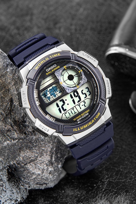 Ceas pentru bărbați CASIO AE-1000W-2AVDF, Culoare: bleumarin, IVET.RO - Reduceri de până la -80%