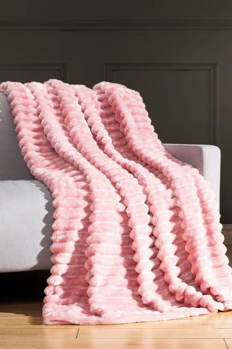 Pătură DIMFELDA PINK 160x200 cm, Culoare: roz, IVET.RO - Reduceri de până la -80%