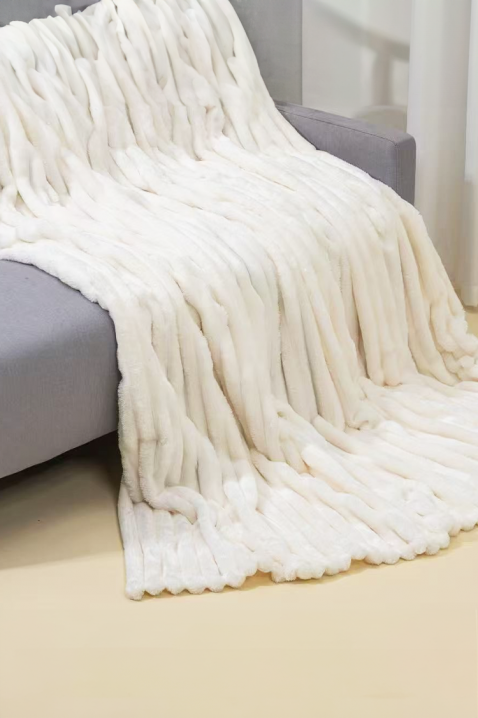 Pătură VELMEONA 160x200 cm, Culoare: ecru, IVET.RO - Reduceri de până la -80%