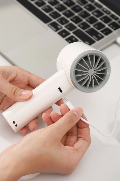 Ventilator mini manual ROBY WHITE, Culoare: alb, IVET.RO - Reduceri de până la -80%