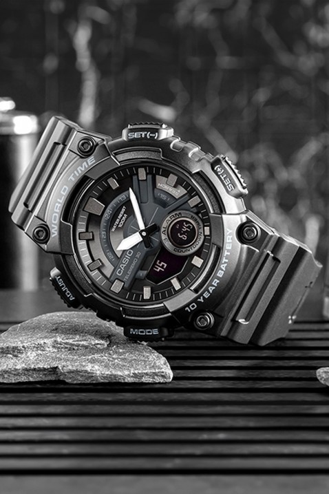 Ceas pentru bărbați CASIO AEQ-110W-1BVDF, Culoare: negru, IVET.RO - Reduceri de până la -80%