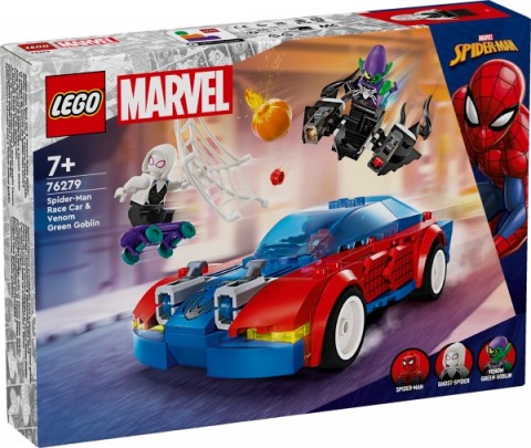 76279 | Mașina de curse a lui Spider-Man cu Venom și Green GoblinIVET.RO - Reduceri de până la -80%