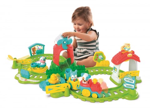 Jucărie interactivă - Tren cu animale de la fermă | Baby ClementoniIVET.RO - Reduceri de până la -80%