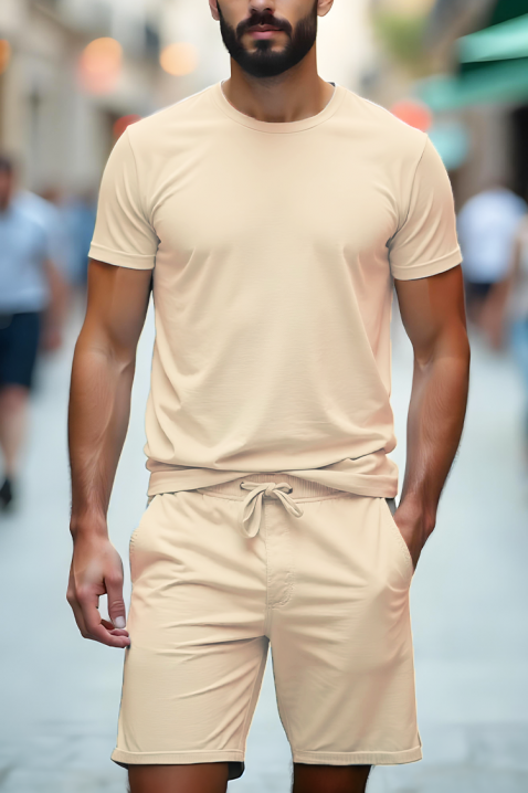 Set bărbați ZEKERDO BEIGE, Culoare: bej, IVET.RO - Reduceri de până la -80%