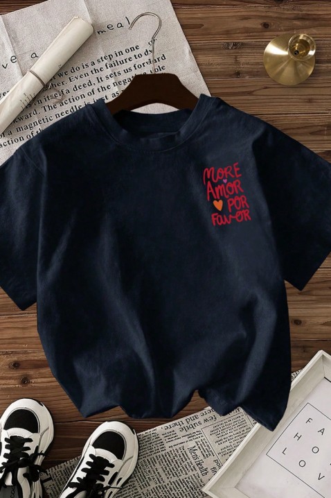 Tricou AMORE NAVY, Culoare: bleumarin, IVET.RO - Reduceri de până la -80%