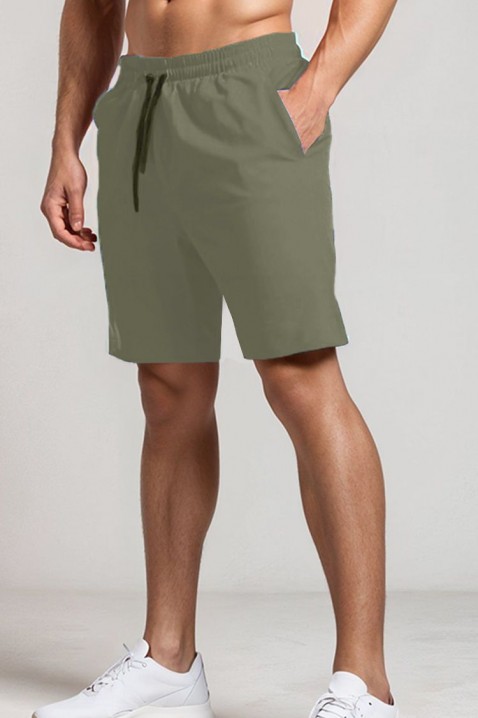 Pantaloni scurți pentru bărbați MEFIGO KHAKI, Culoare: khaki, IVET.RO - Reduceri de până la -80%