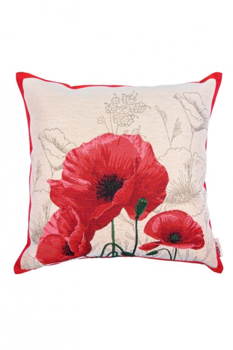 Față de pernă FLOVEA 42х42 cm, Culoare: roșu, IVET.RO - Reduceri de până la -80%