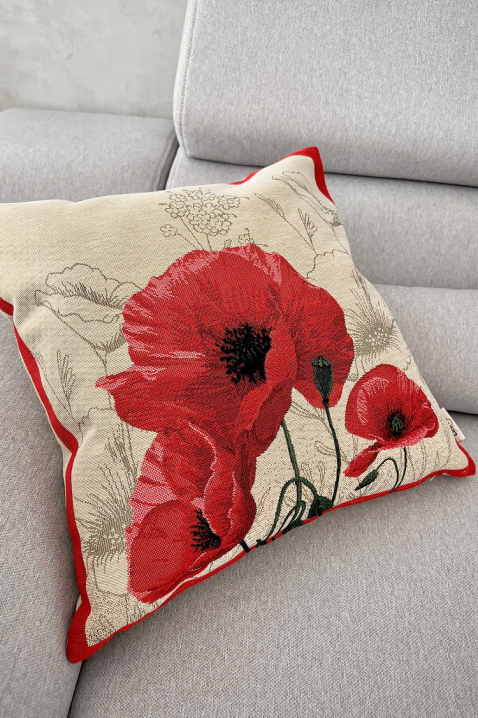 Față de pernă FLOVEA 42х42 cm, Culoare: roșu, IVET.RO - Reduceri de până la -80%