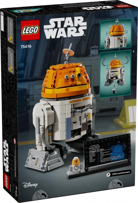 75416 | Droid astromechanic Chopper (C1-10P)™IVET.RO - Reduceri de până la -80%