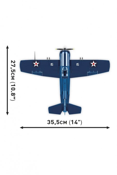Set de construcție Cobi avion de vânătoare Grumman F4F Wildcat - piese 375IVET.RO - Reduceri de până la -80%