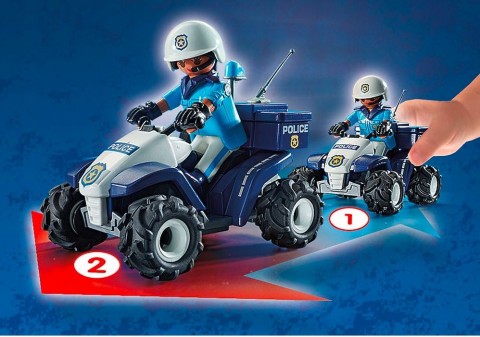 Set cu figurina City Action 71092 Quad de Viteză al PolițieiIVET.RO - Reduceri de până la -80%