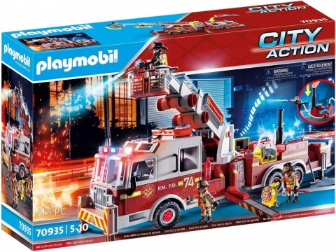 Set de figurine City Action 70935 Mașina de pompieri: US Tower LadderIVET.RO - Reduceri de până la -80%