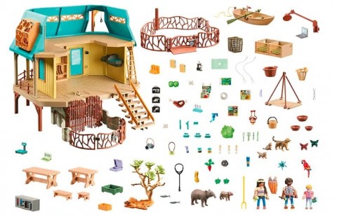 Set de figurine Wiltopia 71007 Centru de îngrijire a animalelorIVET.RO - Reduceri de până la -80%