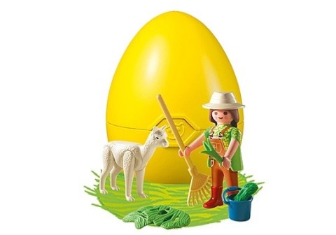 Set de figurine City Life 4944 Îngrijitoare de animale cu alpaca - PușculițăIVET.RO - Reduceri de până la -80%