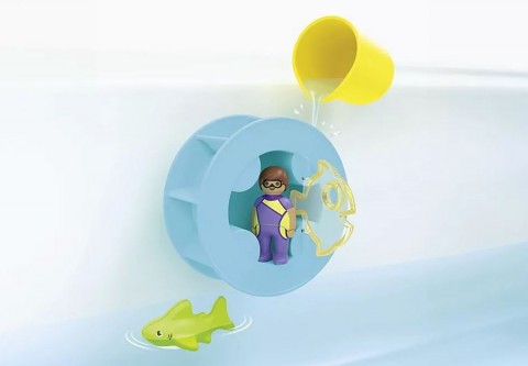 Set cu figurina Junior Aqua 71688 Moară de apă cu un mic rechinIVET.RO - Reduceri de până la -80%